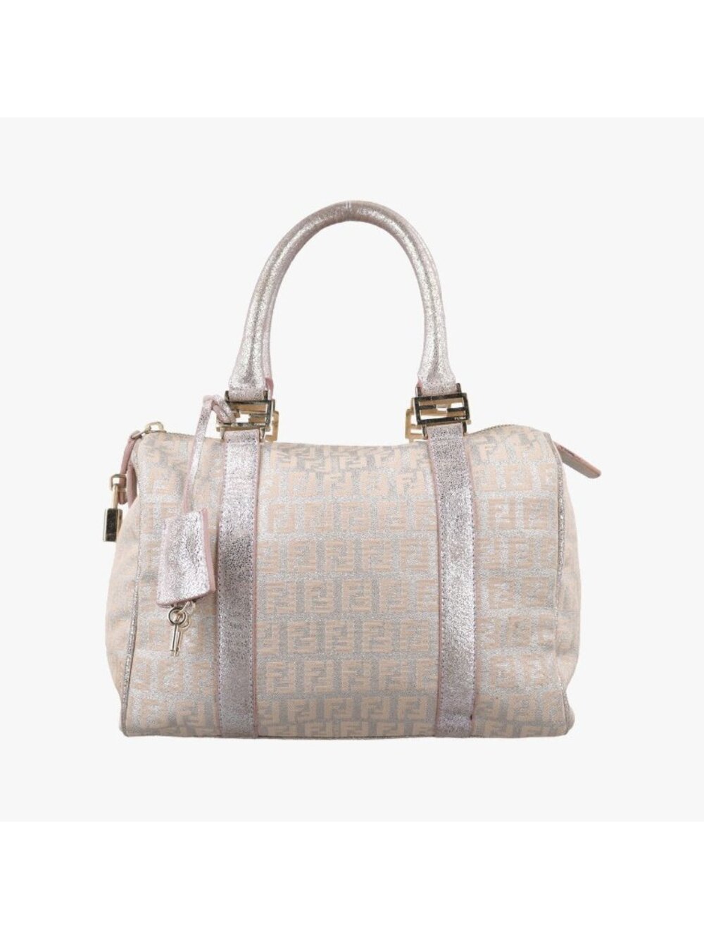 Fendi Sequin Yellow Gradient Pink Canvas